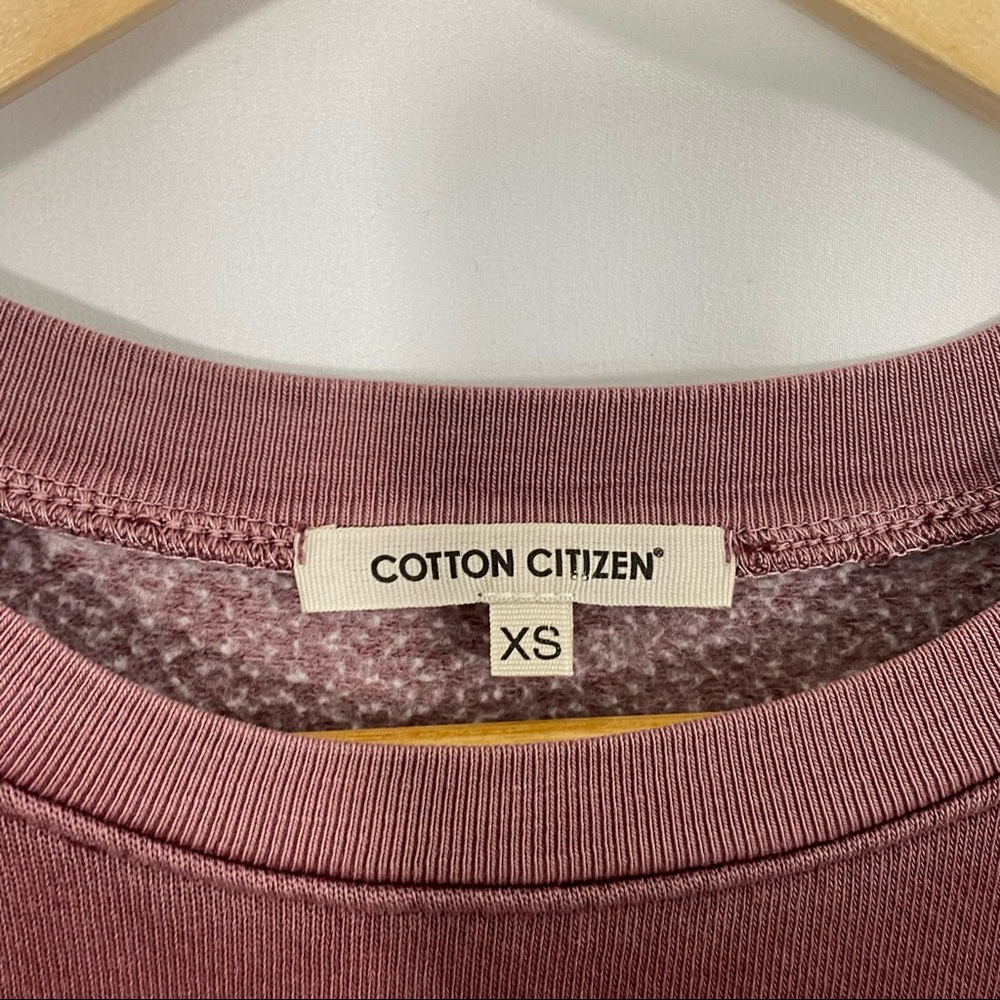 Cotton Citizen Ombré Crewneck Side Zip Pullover Sweatshirt - Picture 8 of 10